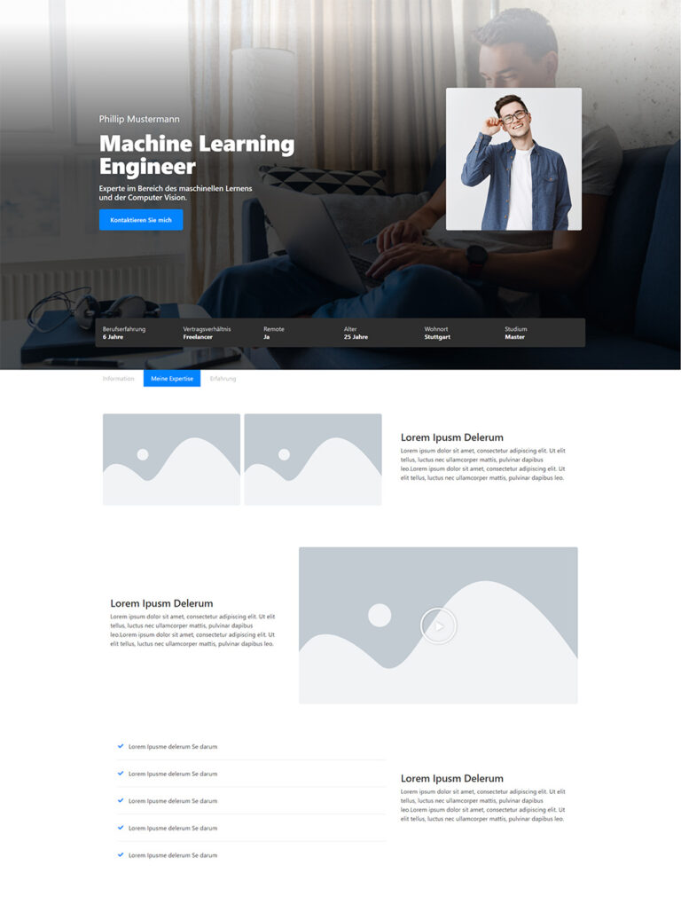 Dein Freelancer Profil